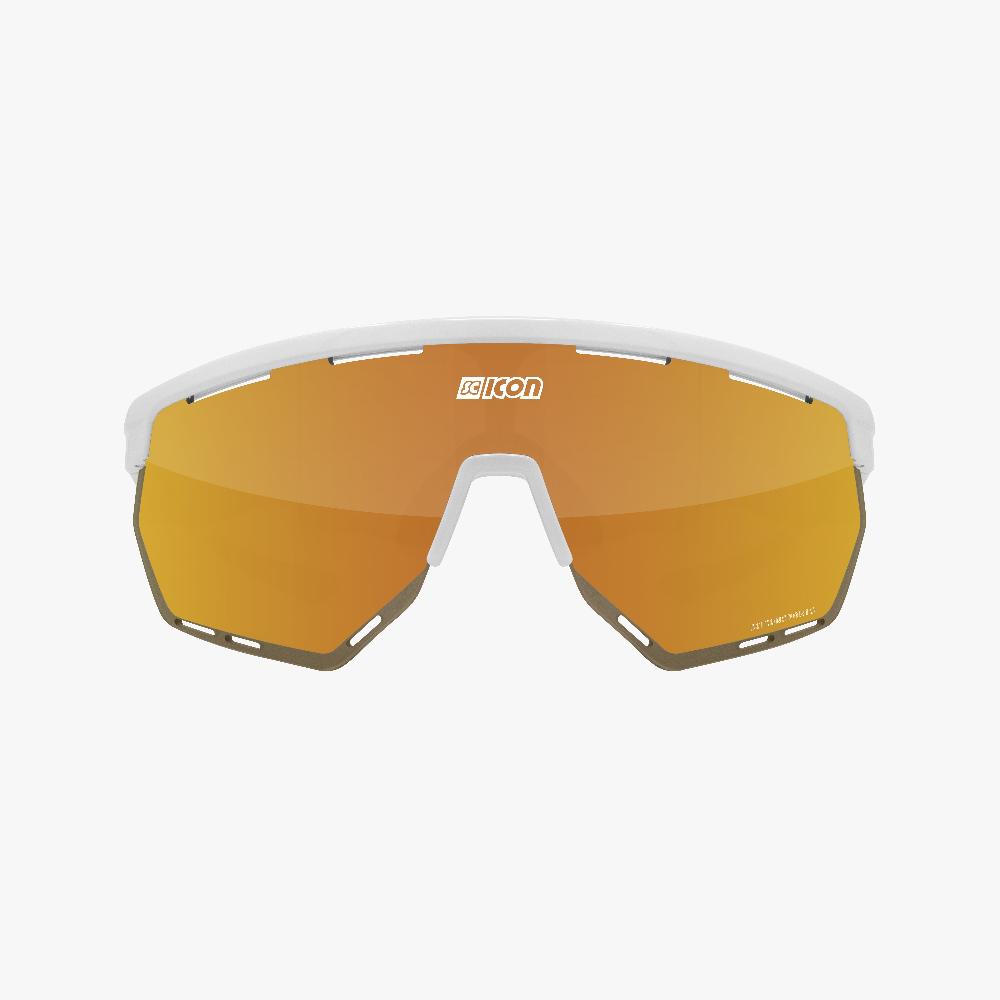 Scicon Aerowing Occhiali Ciclismo Bianco/Bronzo Bestseller