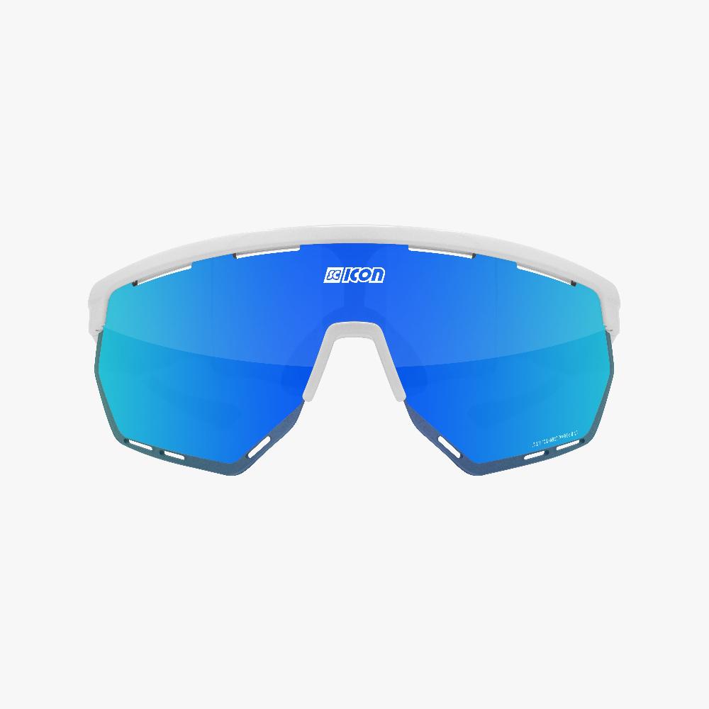 Scicon Aerowing Occhiali Ciclismo Bianco/Blu Offerte stagionali