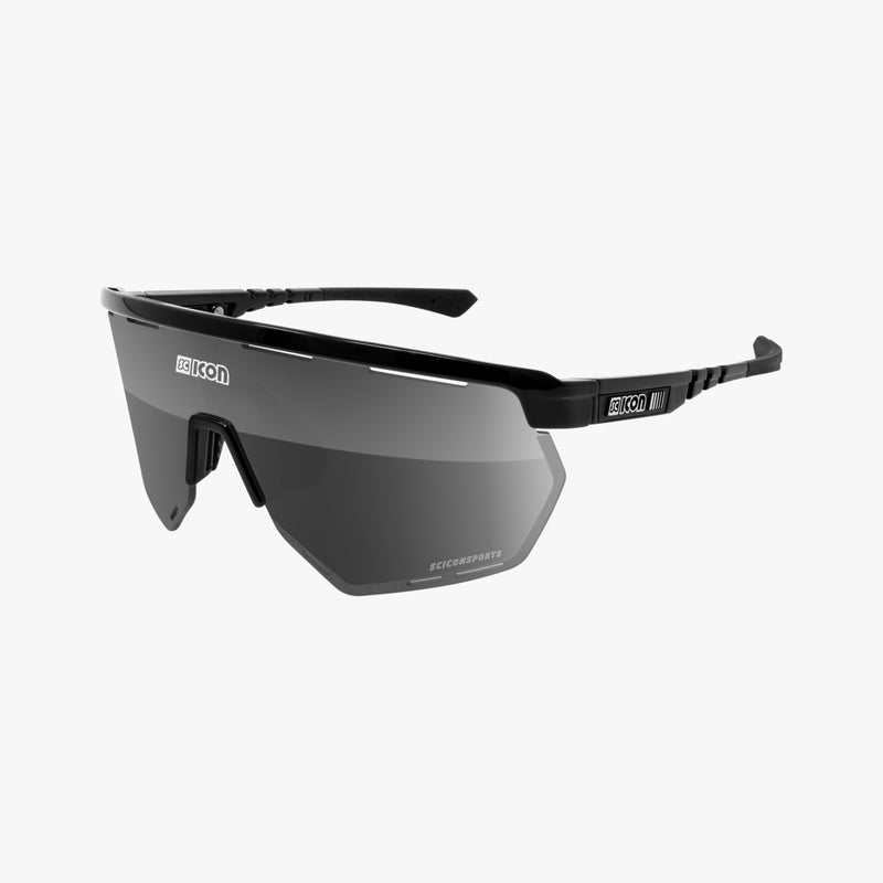 Scicon Aerowing Occhiali Ciclismo Nero/Argento