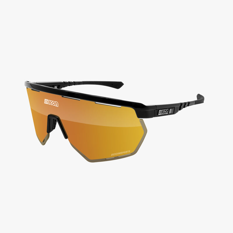 Scicon Aerowing Occhiali Ciclismo Nero/Bronzo