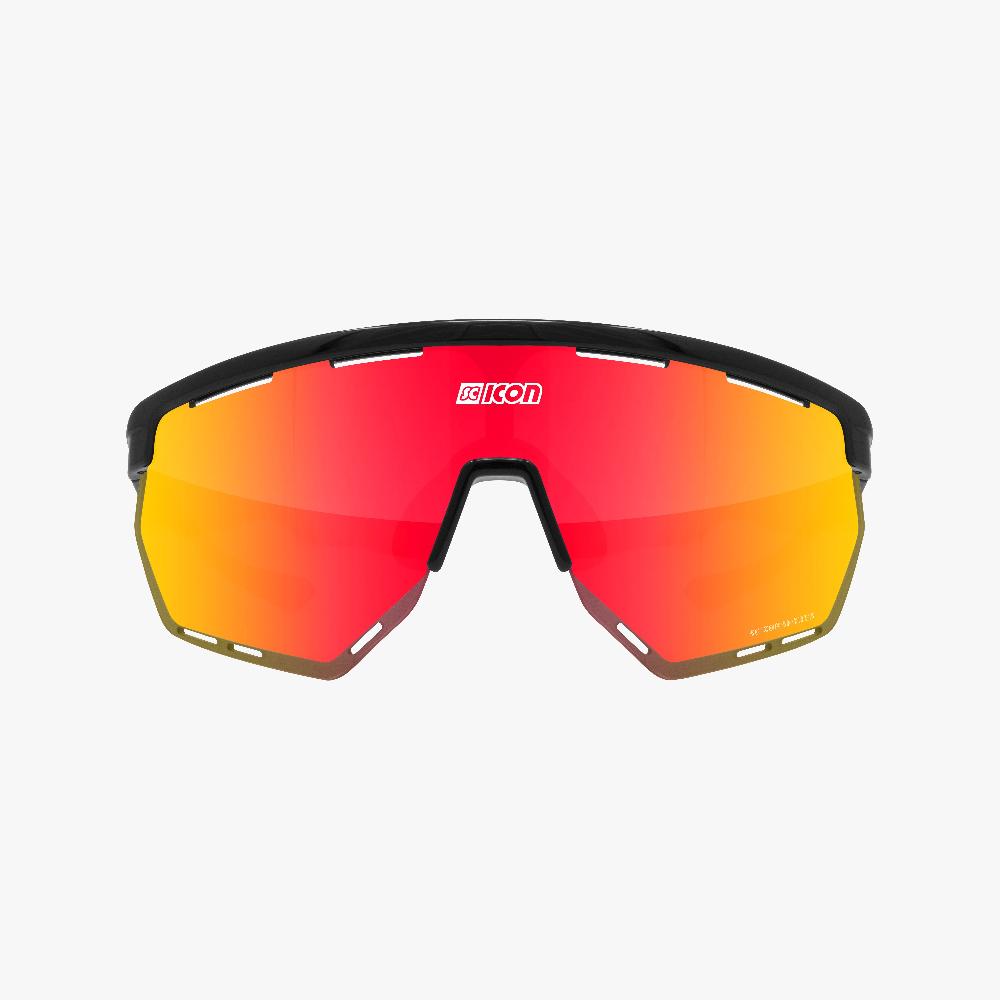 Scicon Aerowing Occhiali Ciclismo Nero/Rosso Sconti VIP