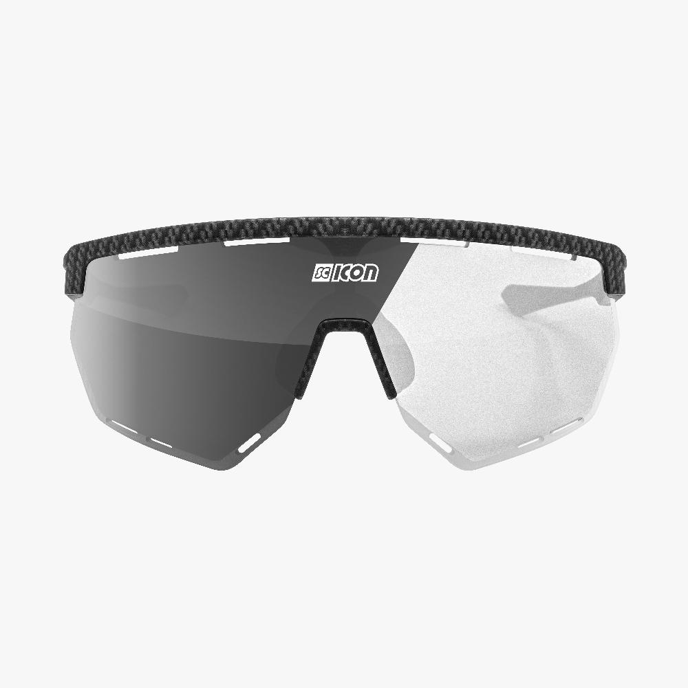 Scicon Aerowing Occhiali Ciclismo Carbon/Argento Prezzo basso