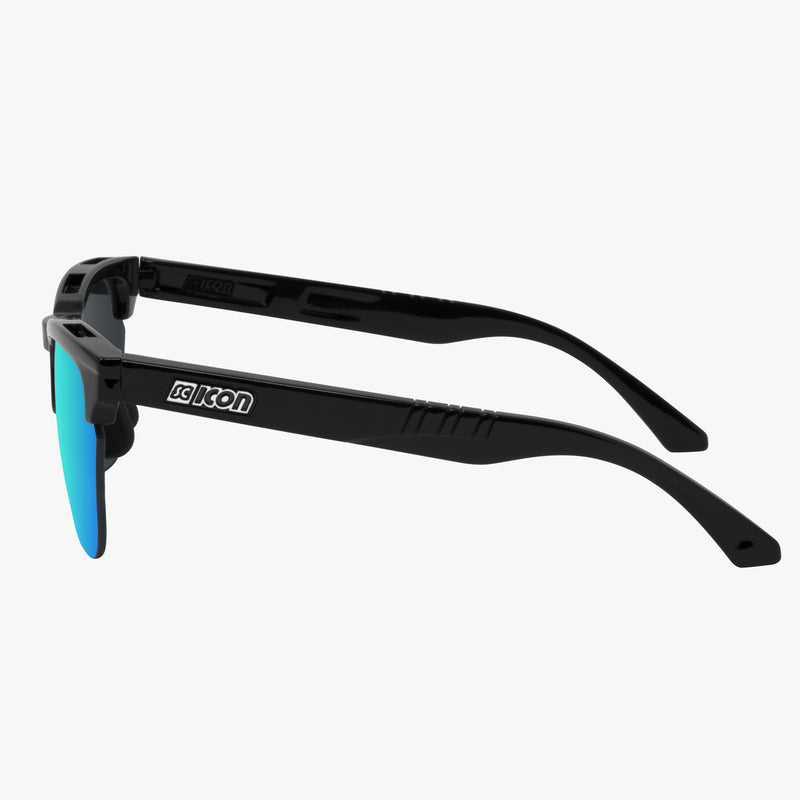 Scicon Occhiali da sole Gravel Nera Lenti Blu Specchiate Latest stili
