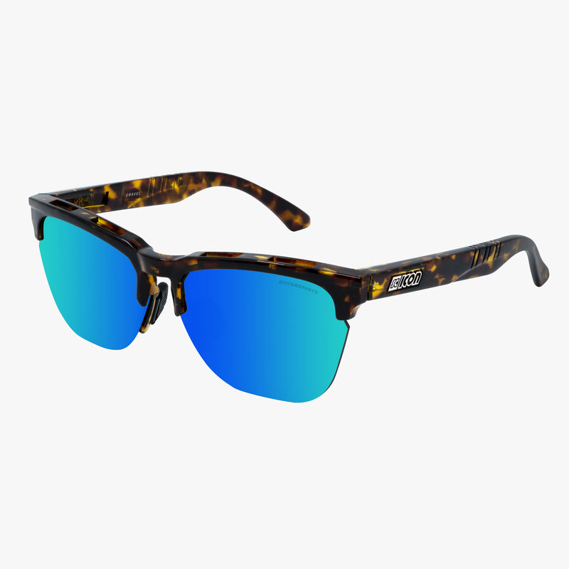Scicon Occhiali da sole Gravel Tartarugati/Lenti Blu Specchiate