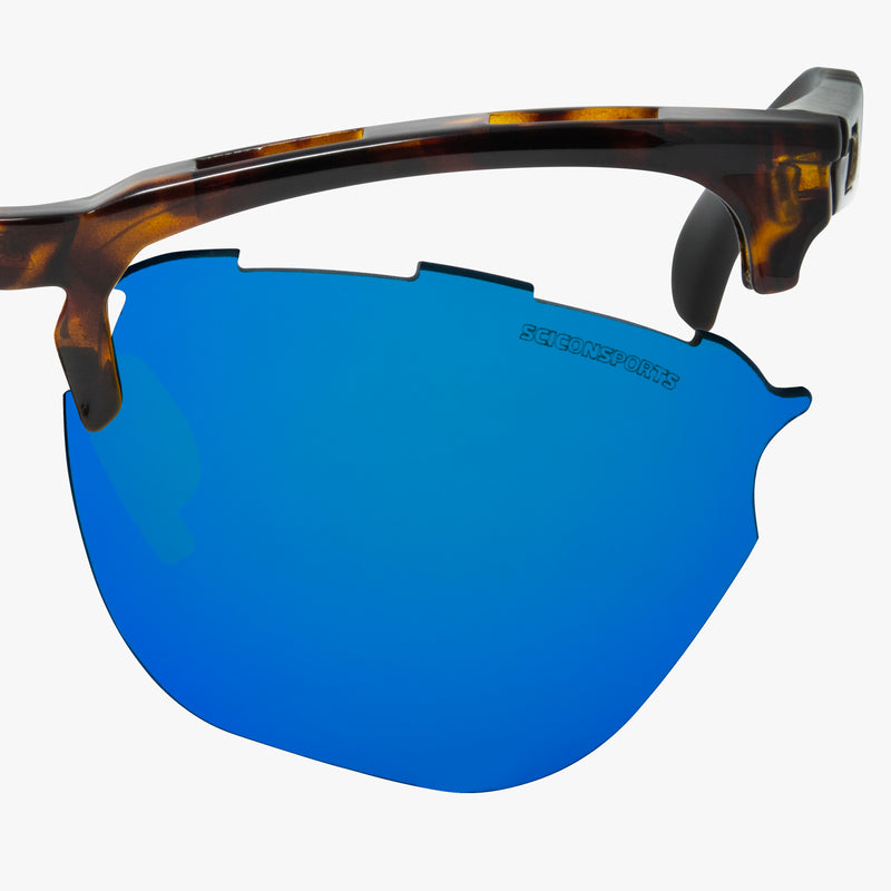 Scicon Occhiali da sole Gravel Tartarugati/Lenti Blu Specchiate Fino al 65% di sconto