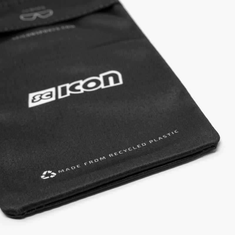 Scicon Astuccio porta occhiali in microfibra riciclata Nero Sconti questo mese
