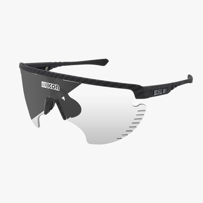 Scicon Occhiali Sportivi Aerowing Lamon Carbon/Lente Argento Economico