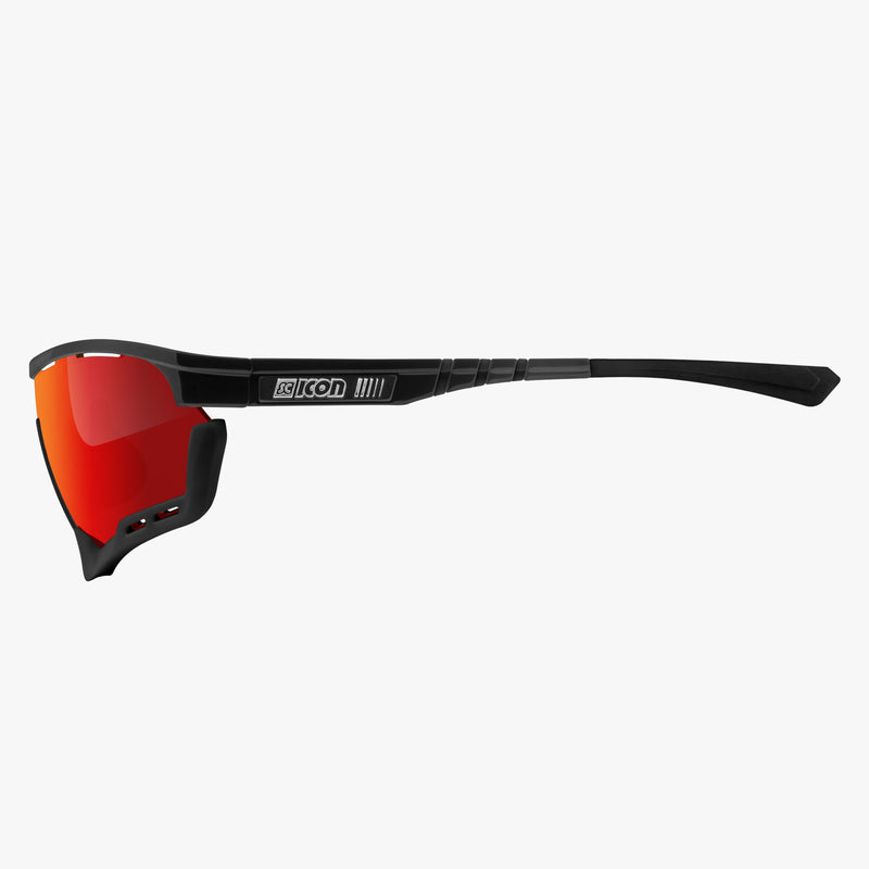 Scicon Aerotech XXL Occhiali Sportivi Nero/Rosso Vendita Calda