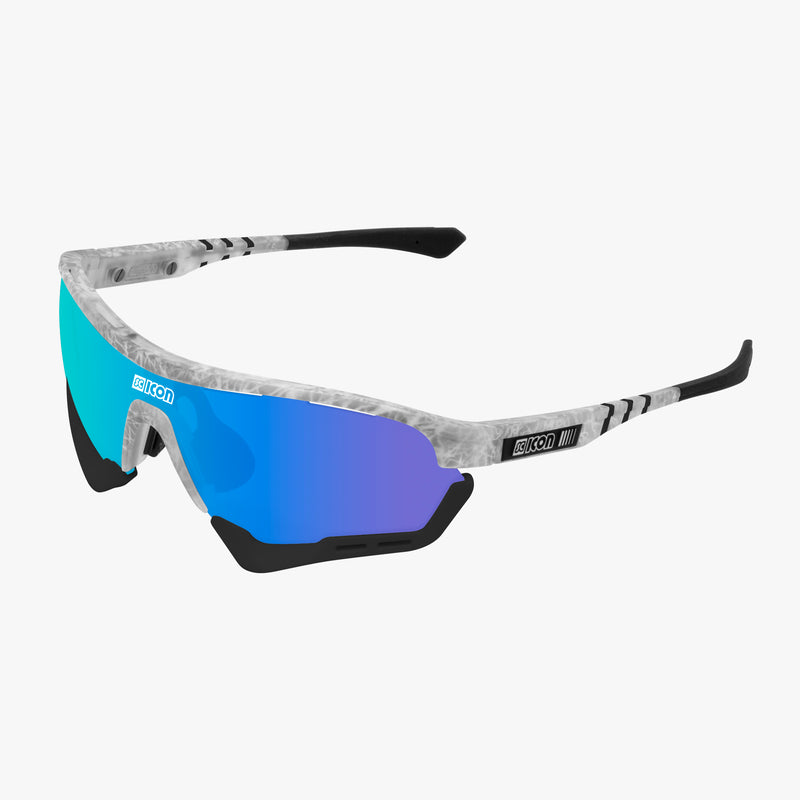 Scicon Aerotech SCN-PP Occhiali Sportivi Bianco/Blu