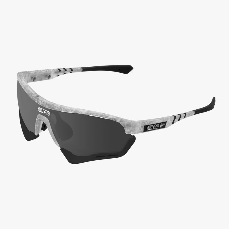 Scicon Aerotech SCN-PP Occhiali Sportivi Bianco/Argento