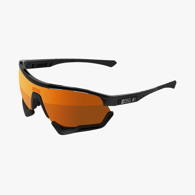 Scicon Aerotech XXL Occhiali Sportivi Nero/Bronzo