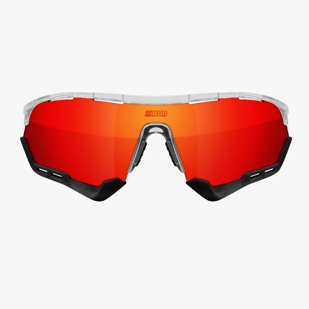 Scicon Aerotech XXL Occhiali Sportivi Cristallo/Rosso Ultimi tre giorni