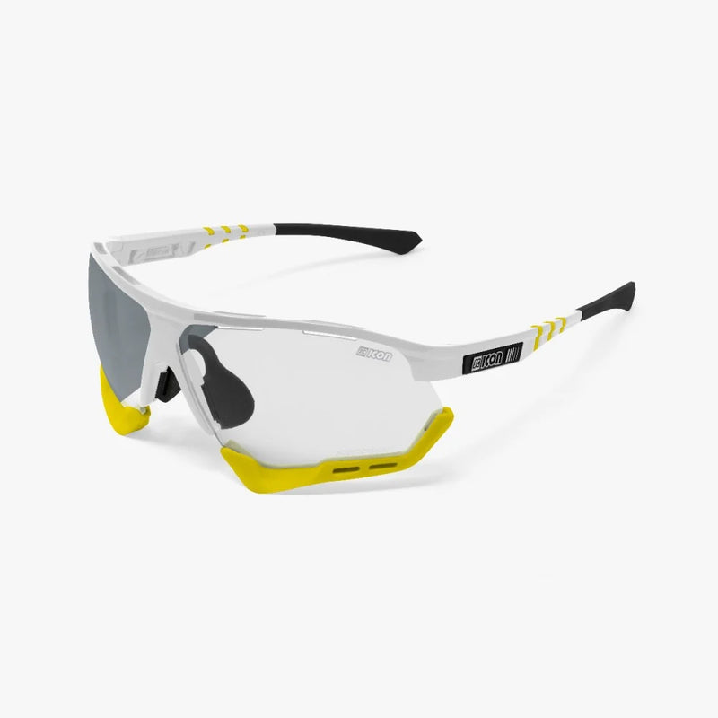 Scicon Aerocomfort SCN-XT Fotocromatico Bianco/Argento Sostegno trimestrale