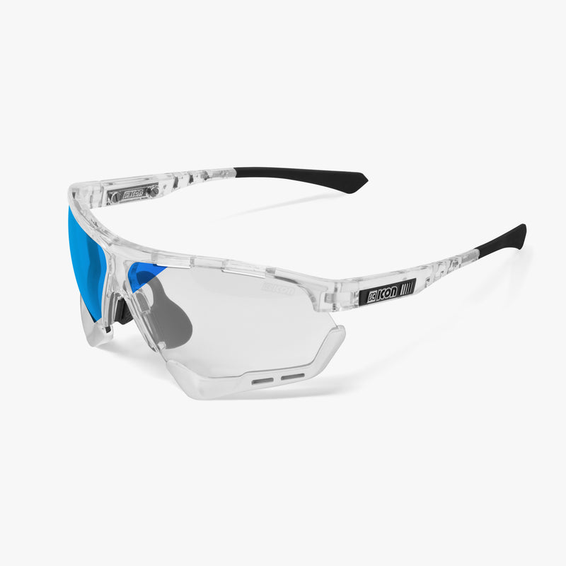 Scicon Aerocomfort SCN-XT Fotocromatico Cristallo/Blu 50% di sconto con spedizione gratuita