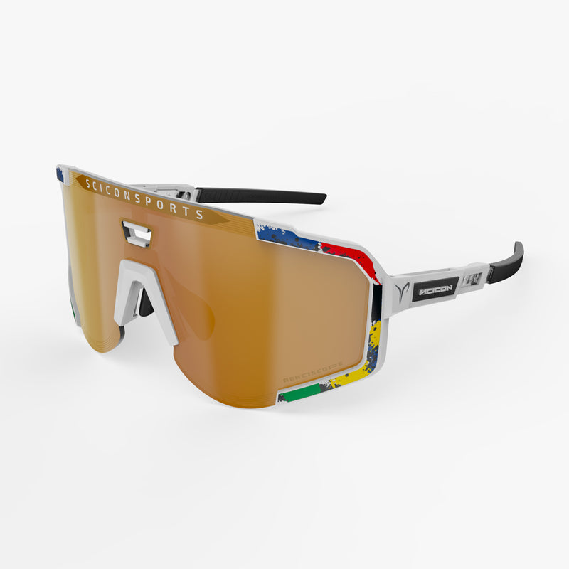Scicon Occhiali Sportivi Aeroscope Bianco Campione del mondo/Bronzo