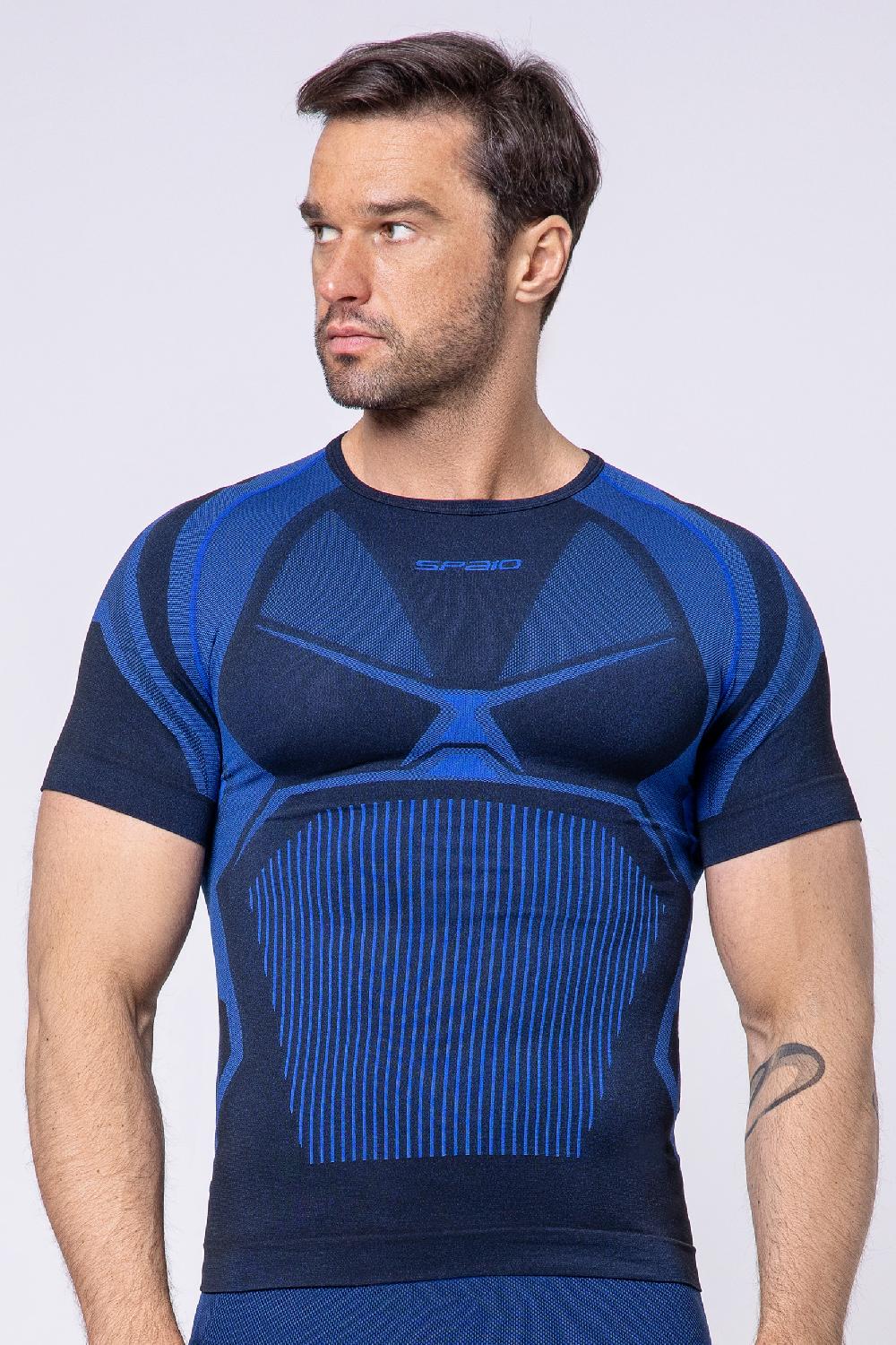 Spaio SPAIO MAGLIA M/C "CONFIDENCE" NERO/ROYAL BLUE Affare Del Giorno
