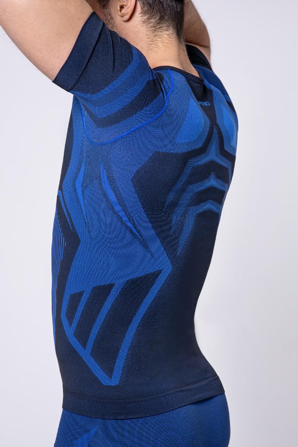 Spaio SPAIO MAGLIA M/C "CONFIDENCE" NERO/ROYAL BLUE Affare Del Giorno