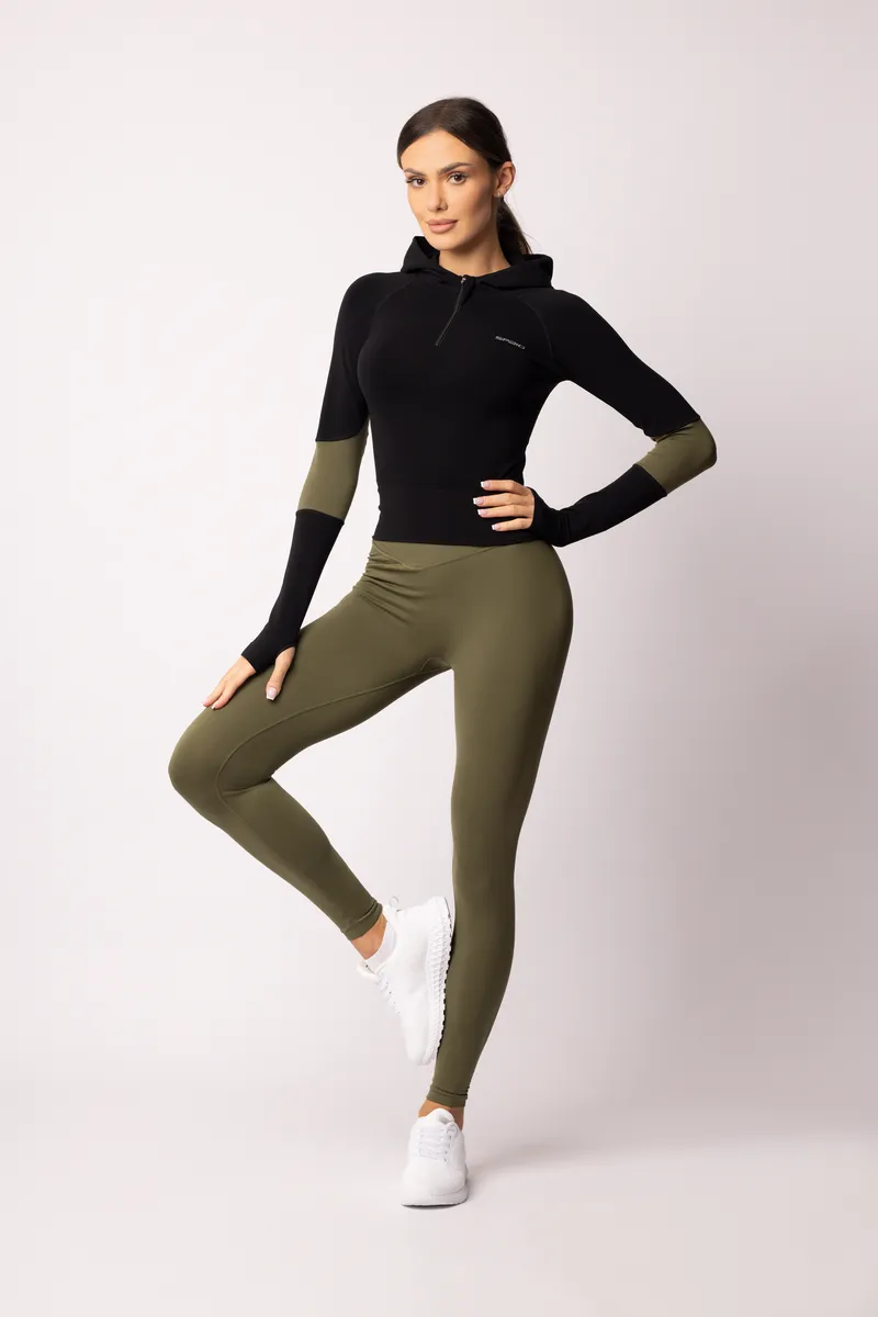 Spaio SPAIO FELPA ADAPT – DOUBLE COLOUR KHAKI/BLACK Novità