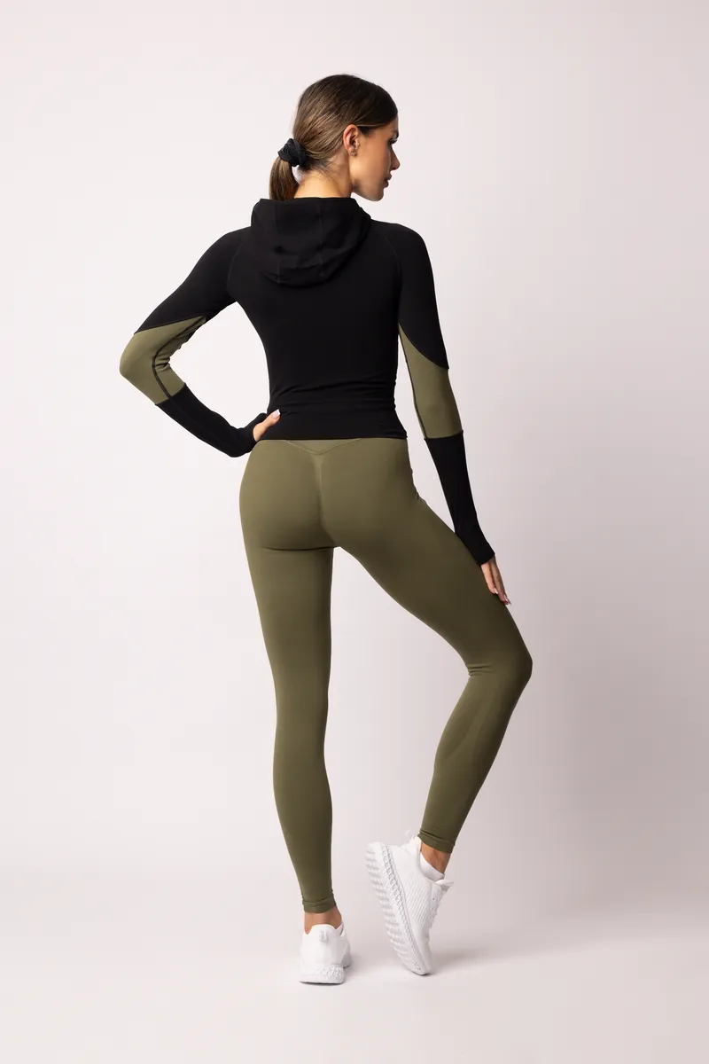 Spaio SPAIO FELPA ADAPT – DOUBLE COLOUR KHAKI/BLACK Novità