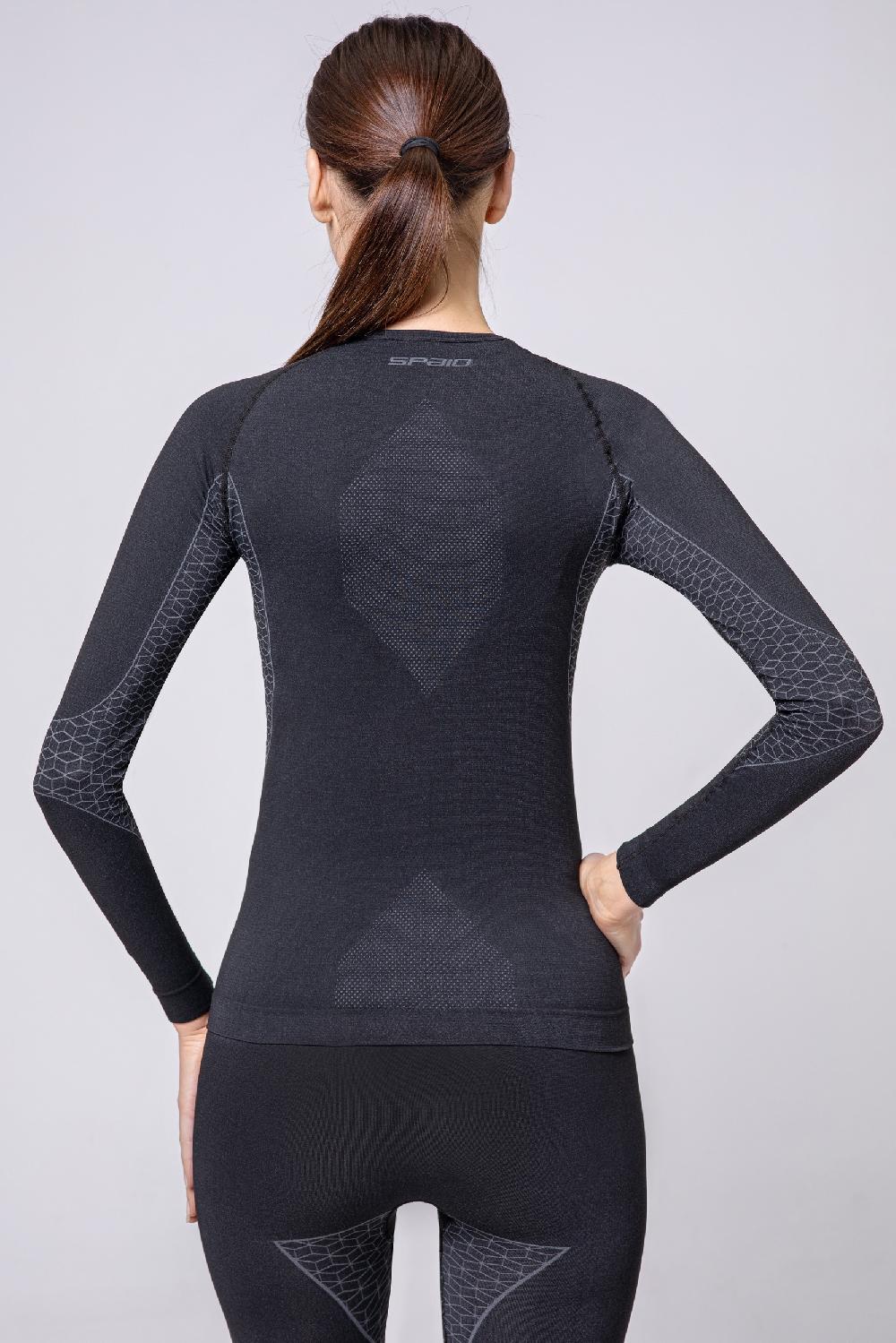 Spaio SPAIO M/L MAGLIA BREEZE DONNA NERO/GRIGIO