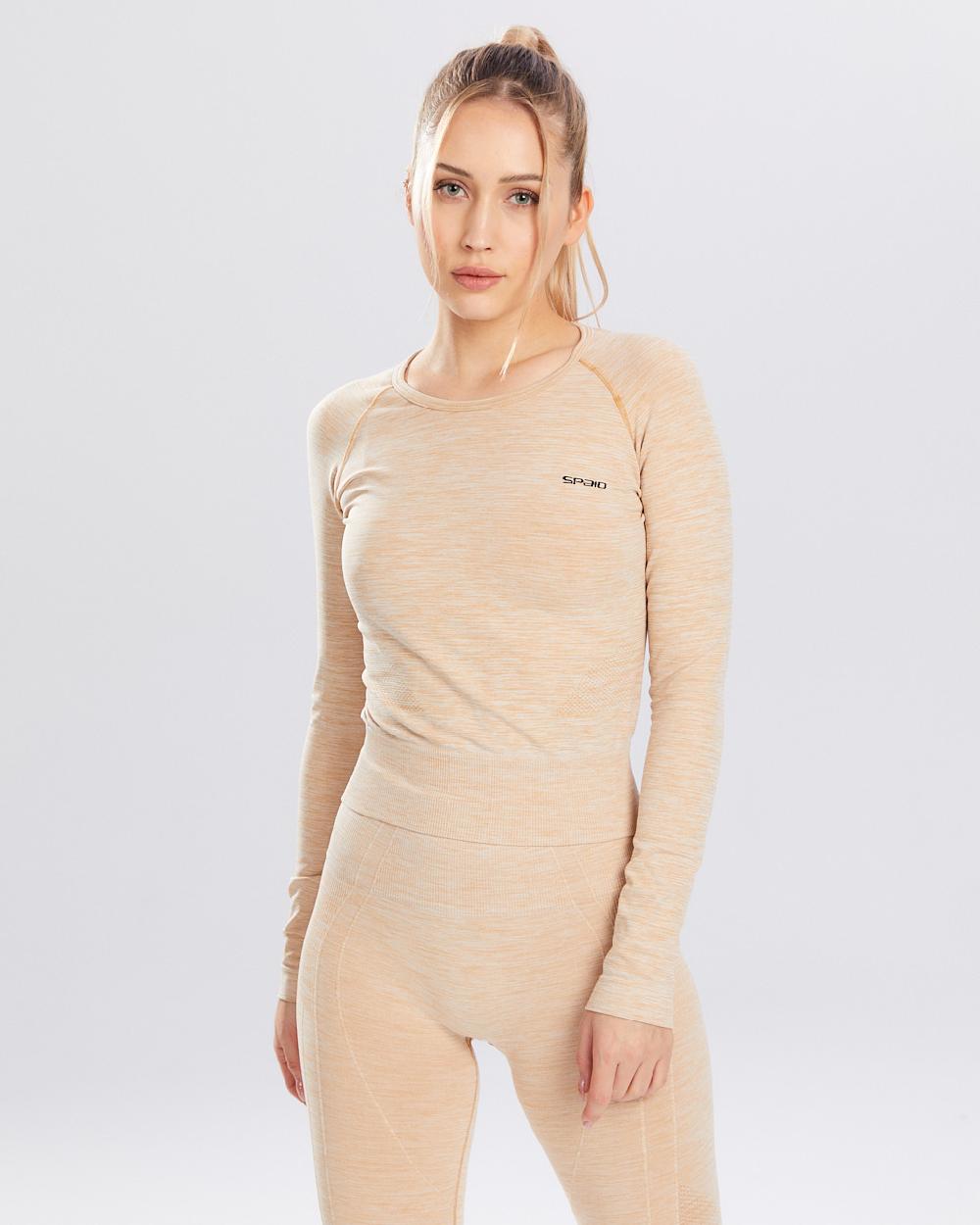 Spaio SPAIO RASHGUARD MELANGE MANICHE LUNGHE ICED COFFEE