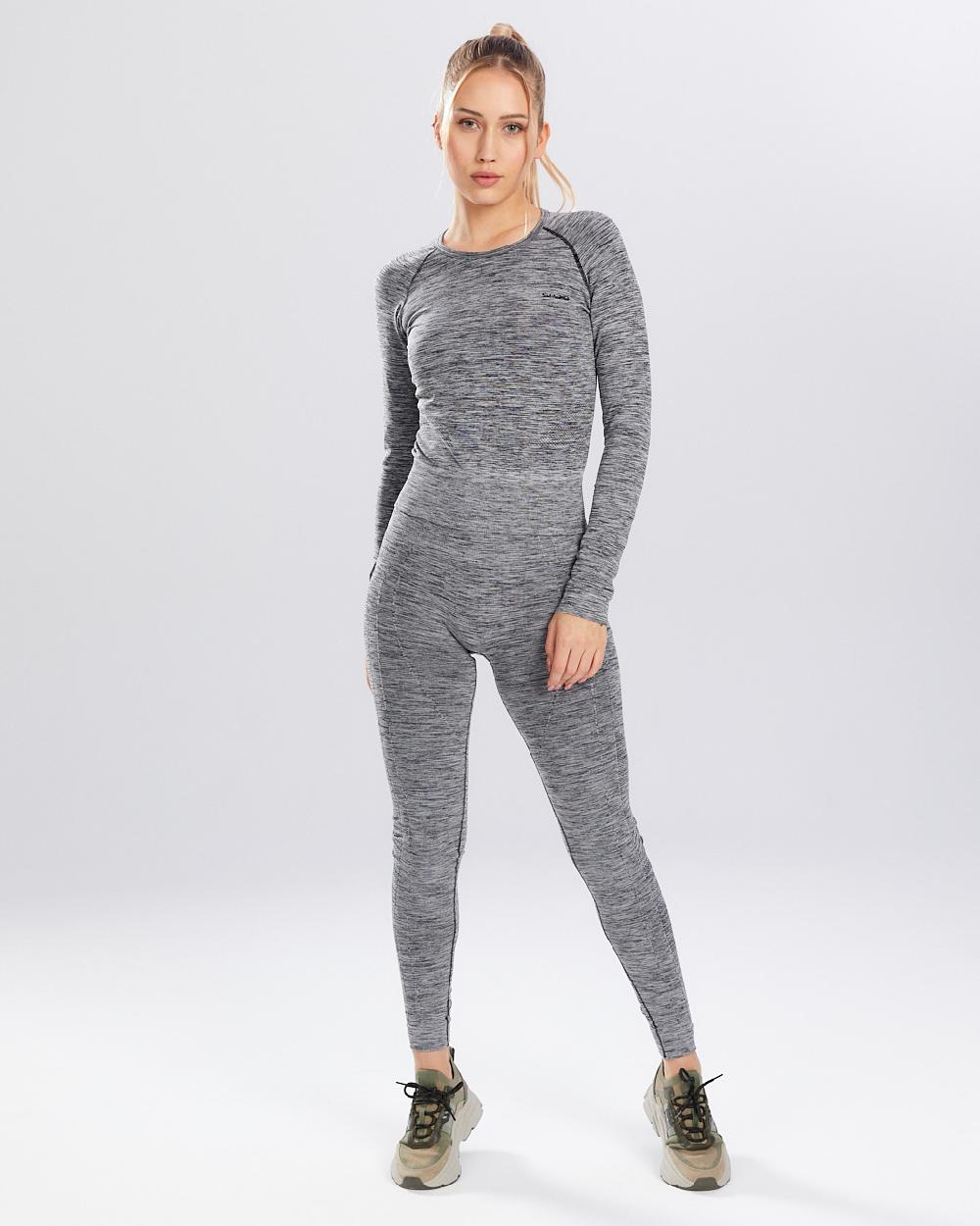 Spaio SPAIO RASHGUARD MELANGE MANICHE LUNGHE GREY Vendita Economica