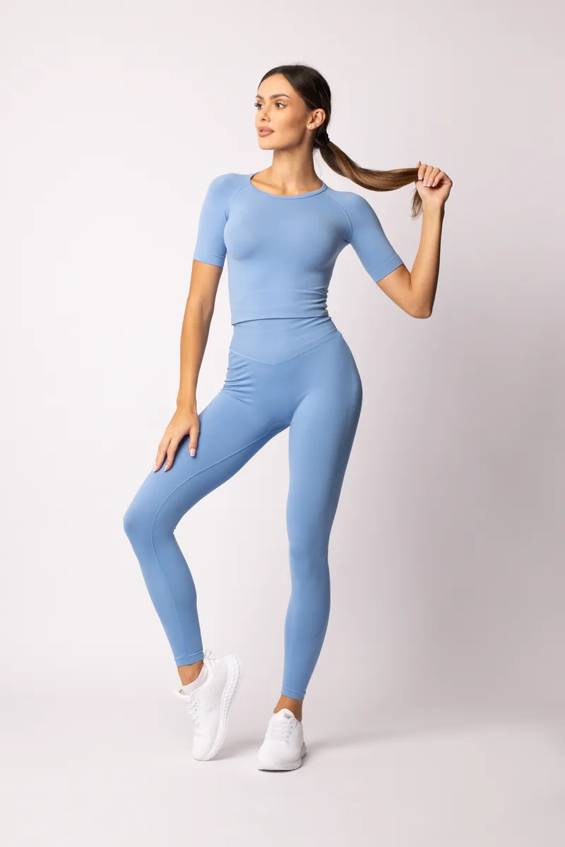 Spaio SPAIO RASHGUARD ADAPT MANICA CORTA LINCHEN BLUE Negozio