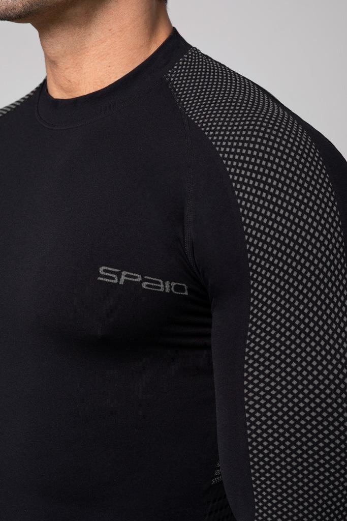 Spaio SPAIO MAGLIA M/L TERMOATTIVA "FIERCE" NERO/GRIGIO Qualità