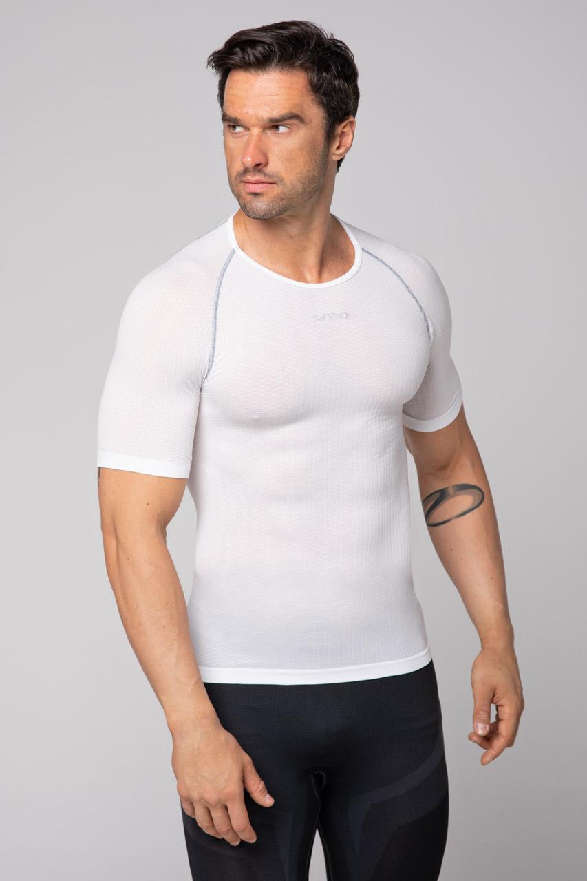 Spaio SPAIO CAMICIA TERMOATTIVA CON MANICHE CORTE BREATH BIANCO Negozi Online