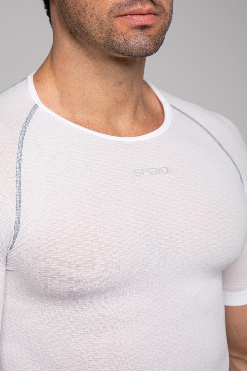 Spaio SPAIO CAMICIA TERMOATTIVA CON MANICHE CORTE BREATH BIANCO Negozi Online