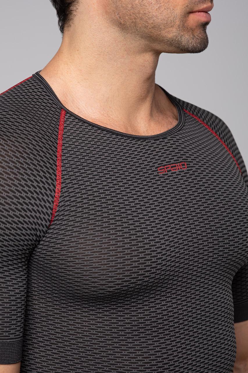 Spaio SPAIO CAMICIA TERMOATTIVA CON MANICHE CORTE BREATH NERO/GRIGIO Acquista Ora
