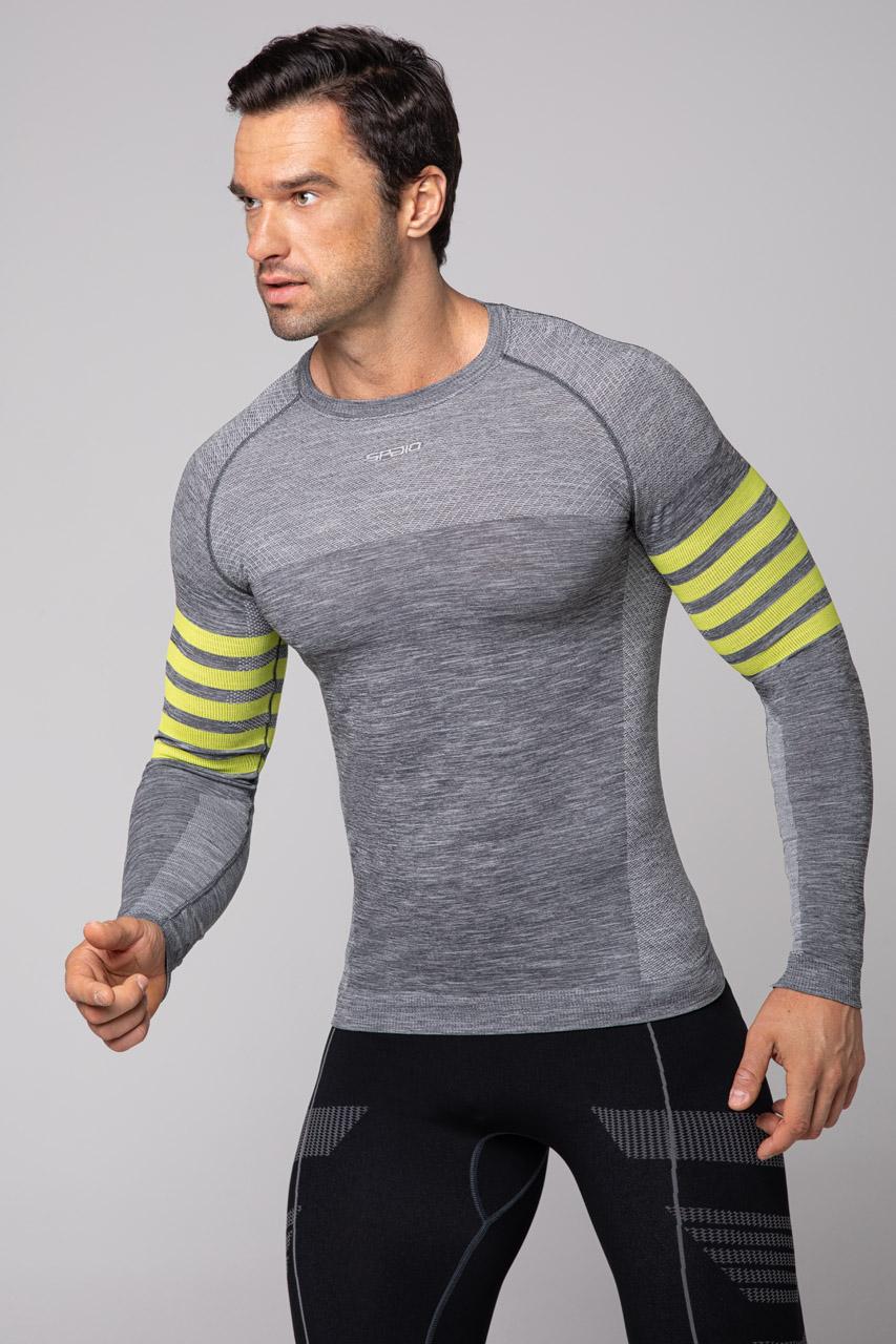 Spaio SPAIO MAGLIA M/LTERMOATTIVA "RUN" NEW GREY Consegna Veloce