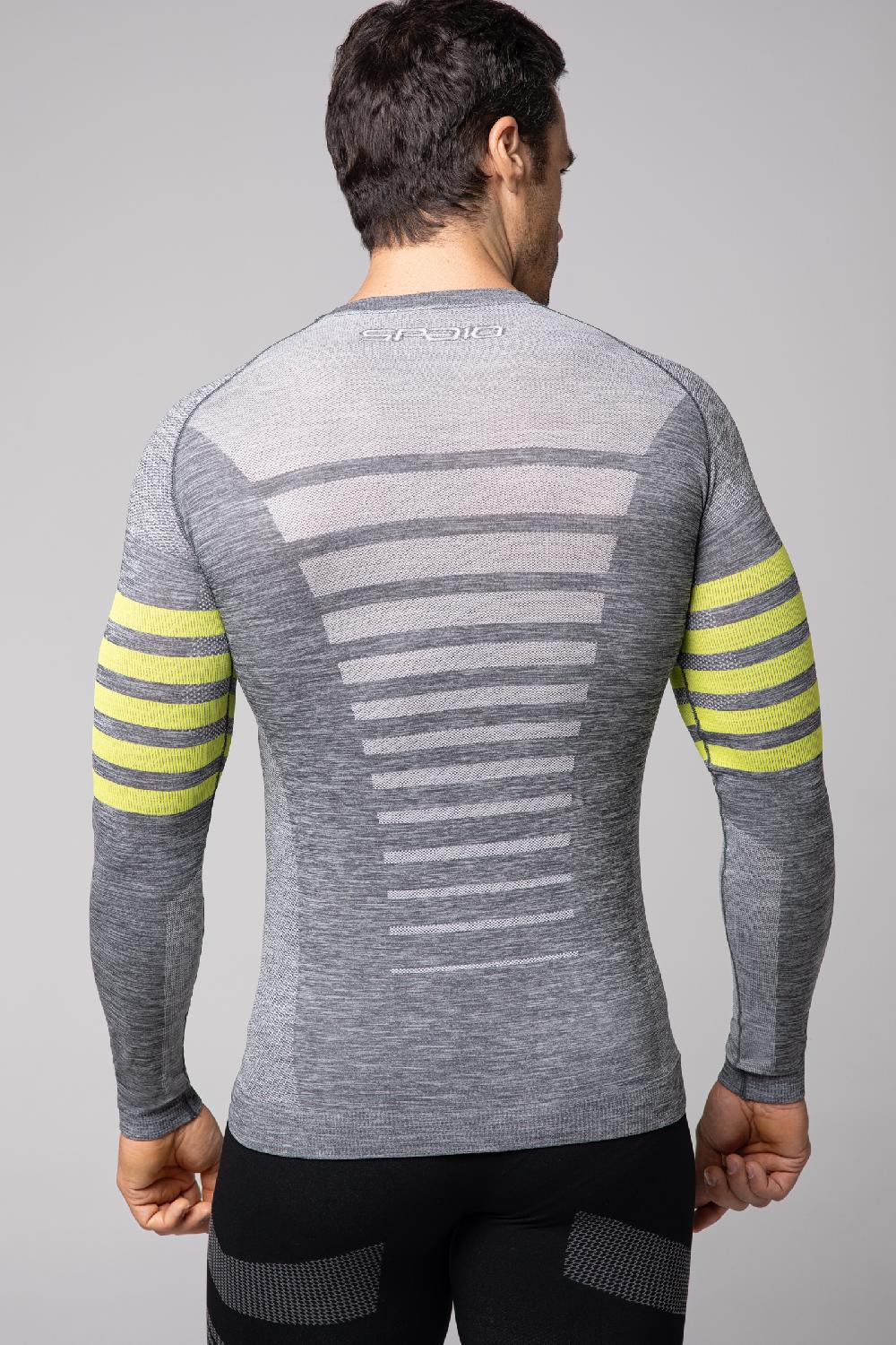Spaio SPAIO MAGLIA M/LTERMOATTIVA "RUN" NEW GREY Consegna Veloce
