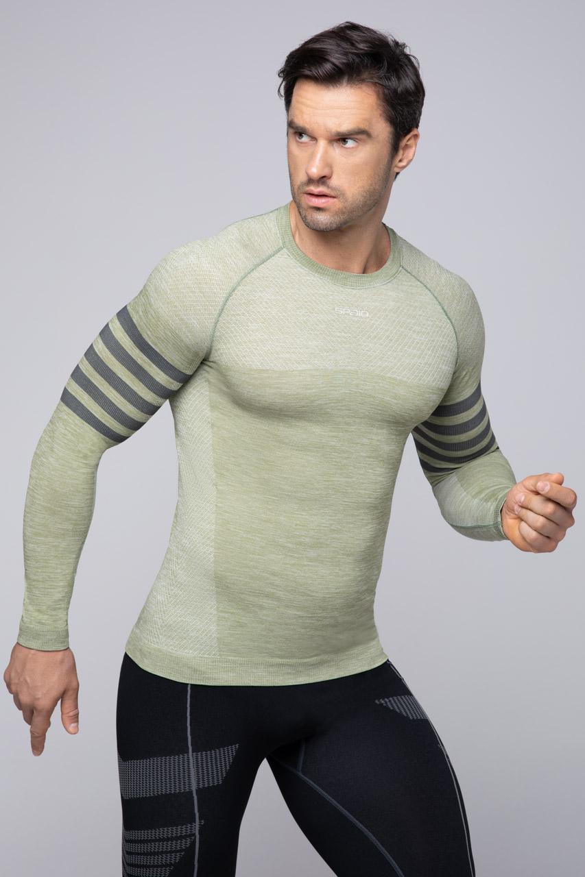 Spaio SPAIO MAGLIA M/L TERMOATTIVA "RUN" OLIVE GREEN Prezzo Ridotto