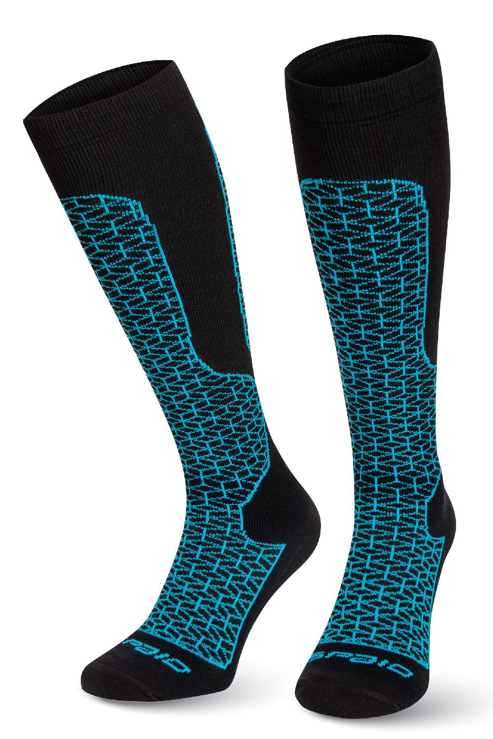 Spaio SPAIO CALZE LUNGHE UNISEX BREEZE COMPRESSION BLACK/BLUE Vendite Flash