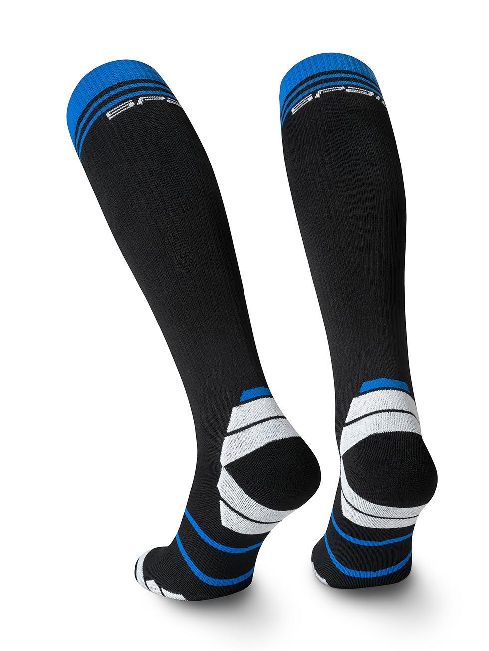 Spaio SPAIO calze da sci SKI SOCKS 01 BLACK/WHITE/BLUE Spedizione gratuita