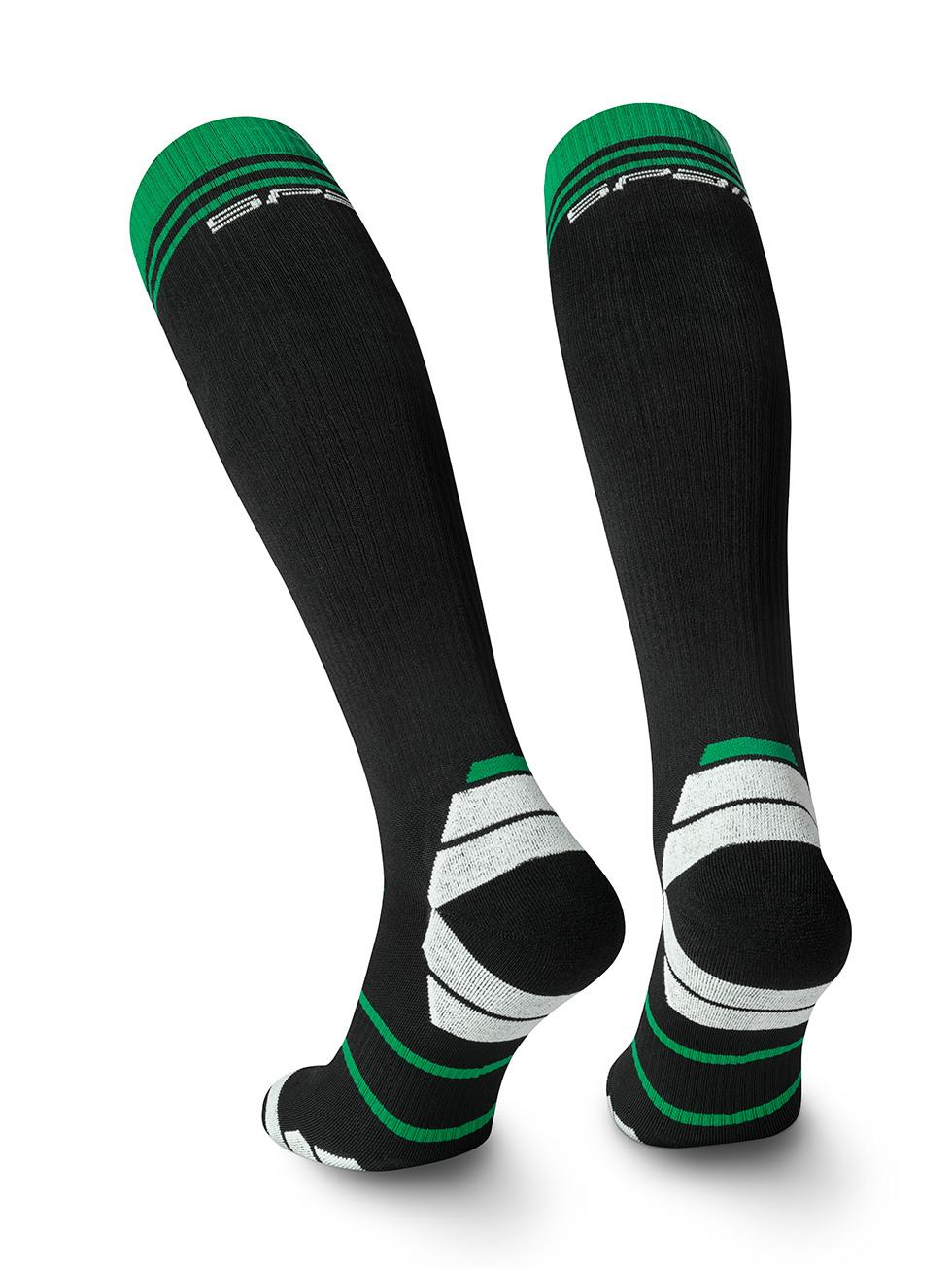 Spaio SPAIO calze da sci SKI SOCKS 01 BLACK/WHITE/GREEN In Saldo