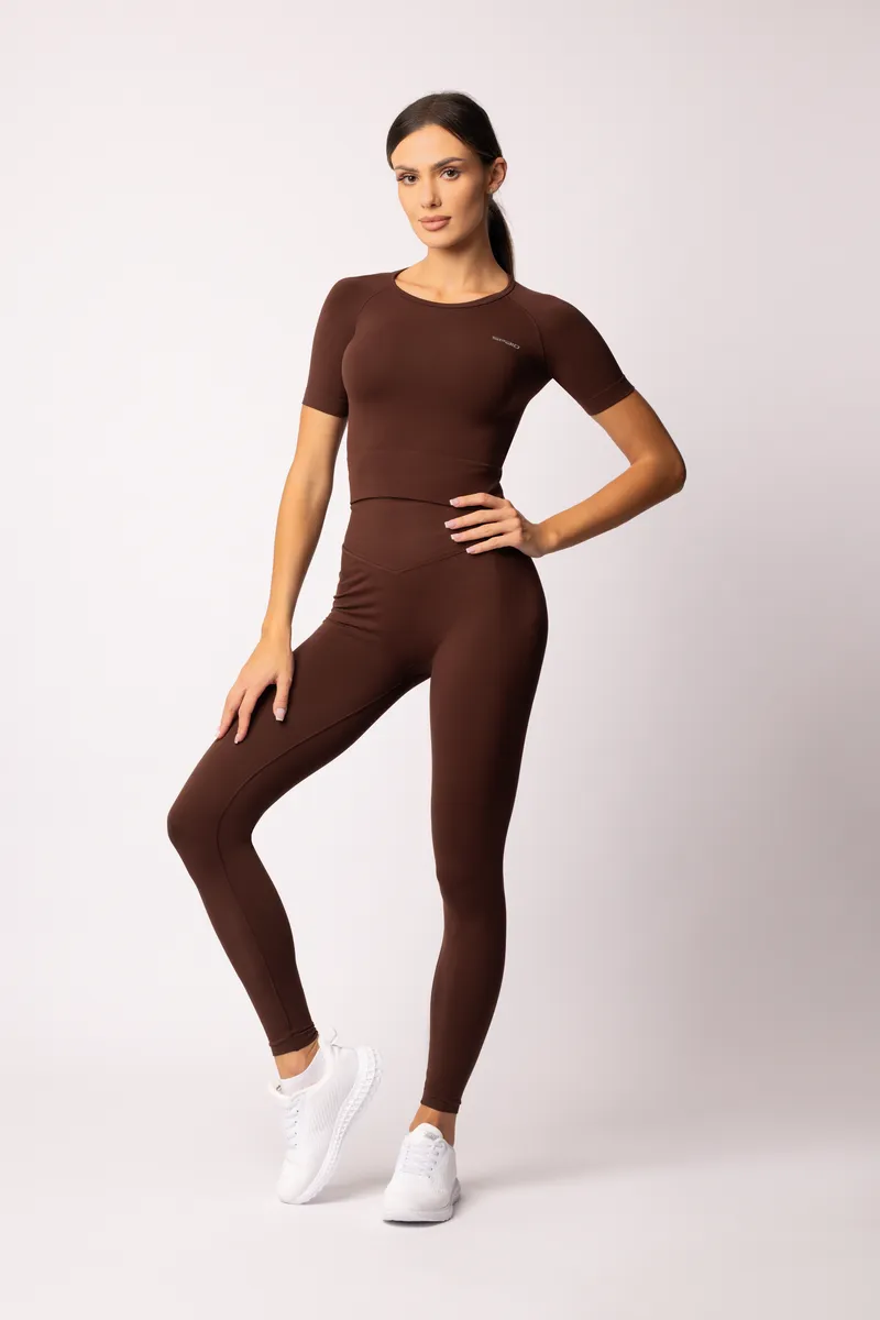Spaio SPAIO RASHGUARD ADAPT MANICA CORTA COFFEE In Linea
