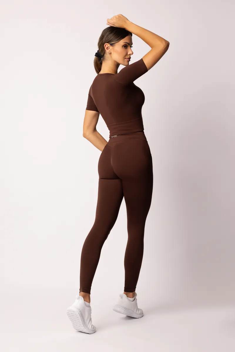 Spaio SPAIO RASHGUARD ADAPT MANICA CORTA COFFEE In Linea