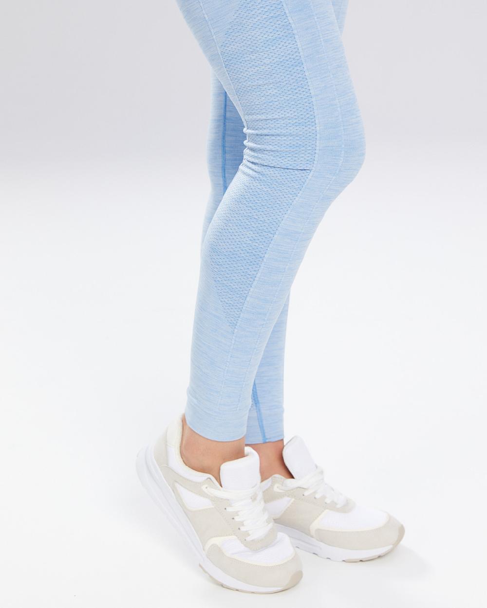 Spaio SPAIO LEGGINSY MELANGE LINCHEN BLUE Promozione Limitata