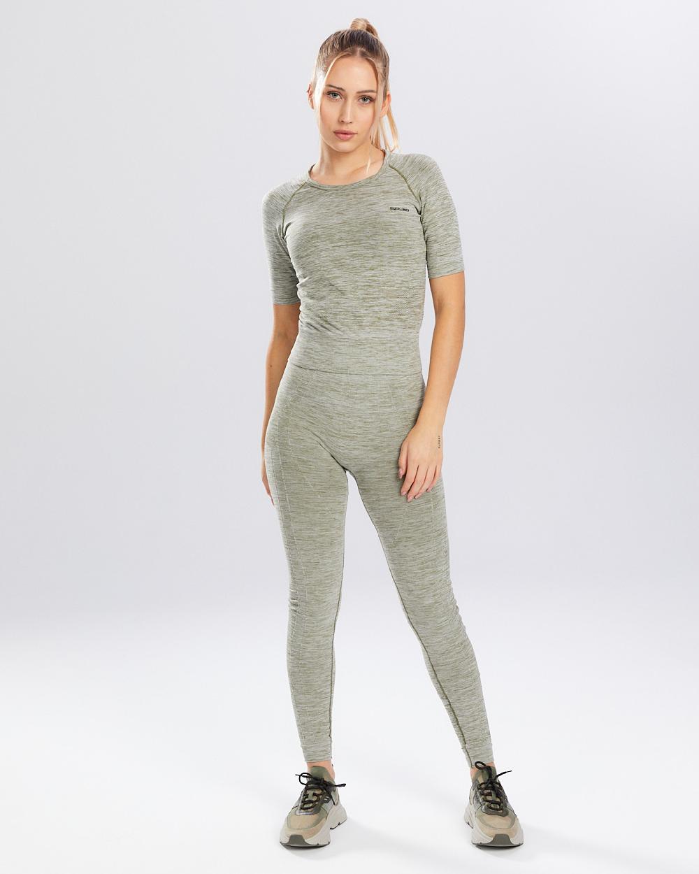 Spaio SPAIO RASHGUARD MELANGE MANICHE CORTE KHAKI Affare Del Giorno