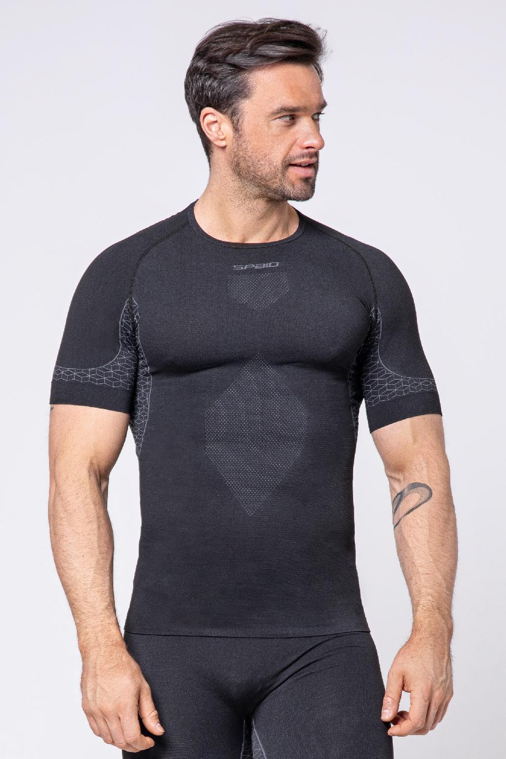 Spaio SPAIO M/C MAGLIA BREEZE UOMO NERO/GRIGIO Novità