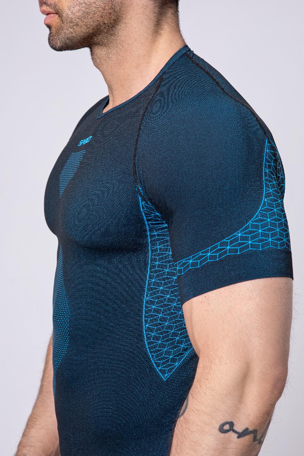 Spaio SPAIO M/C MAGLIA BREEZE UOMO NERO/BLU Sconto
