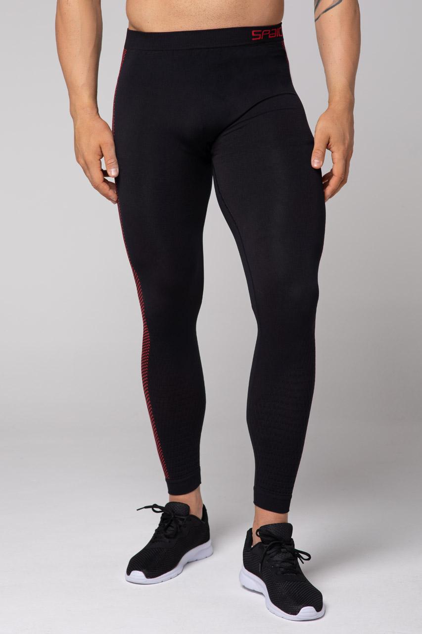 Spaio SPAIO LEGGINGS TERMOATTIVI "FIERCE" NERO/ROSSO I Più Venduti