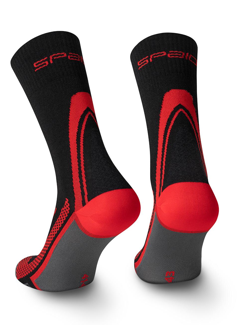 Spaio SPAIO Calze da trekking a compressione TACTICAL BLACK/RED Outlet
