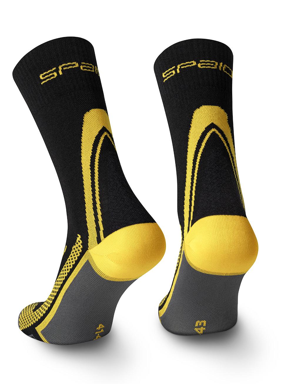Spaio SPAIO Calze da trekking a compressione TACTICAL BLACK/YELLOW In Vendita