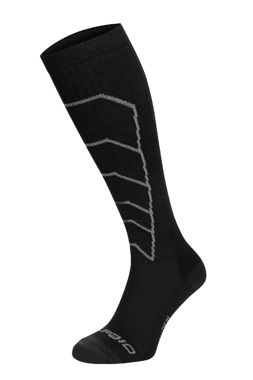 Spaio CALZE LUNGHE A COMPRESSIONE "RAPID" NERO/GRIGIO In Linea