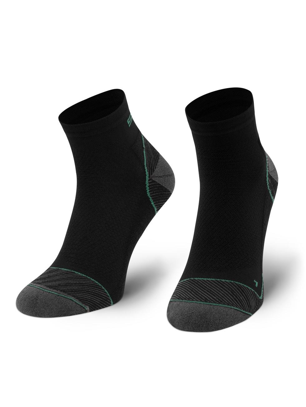 Spaio SPAIO CALZINI DA CORSA RUNNING 03 BLACK/GREEN Qualità