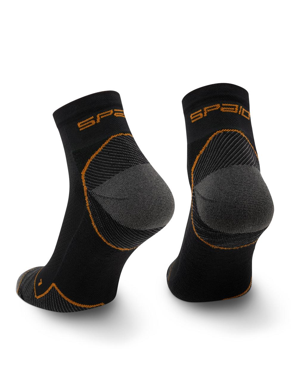 Spaio SPAIO CALZINI DA CORSA RUNNING 03 BLACK/ORANGE Vendita