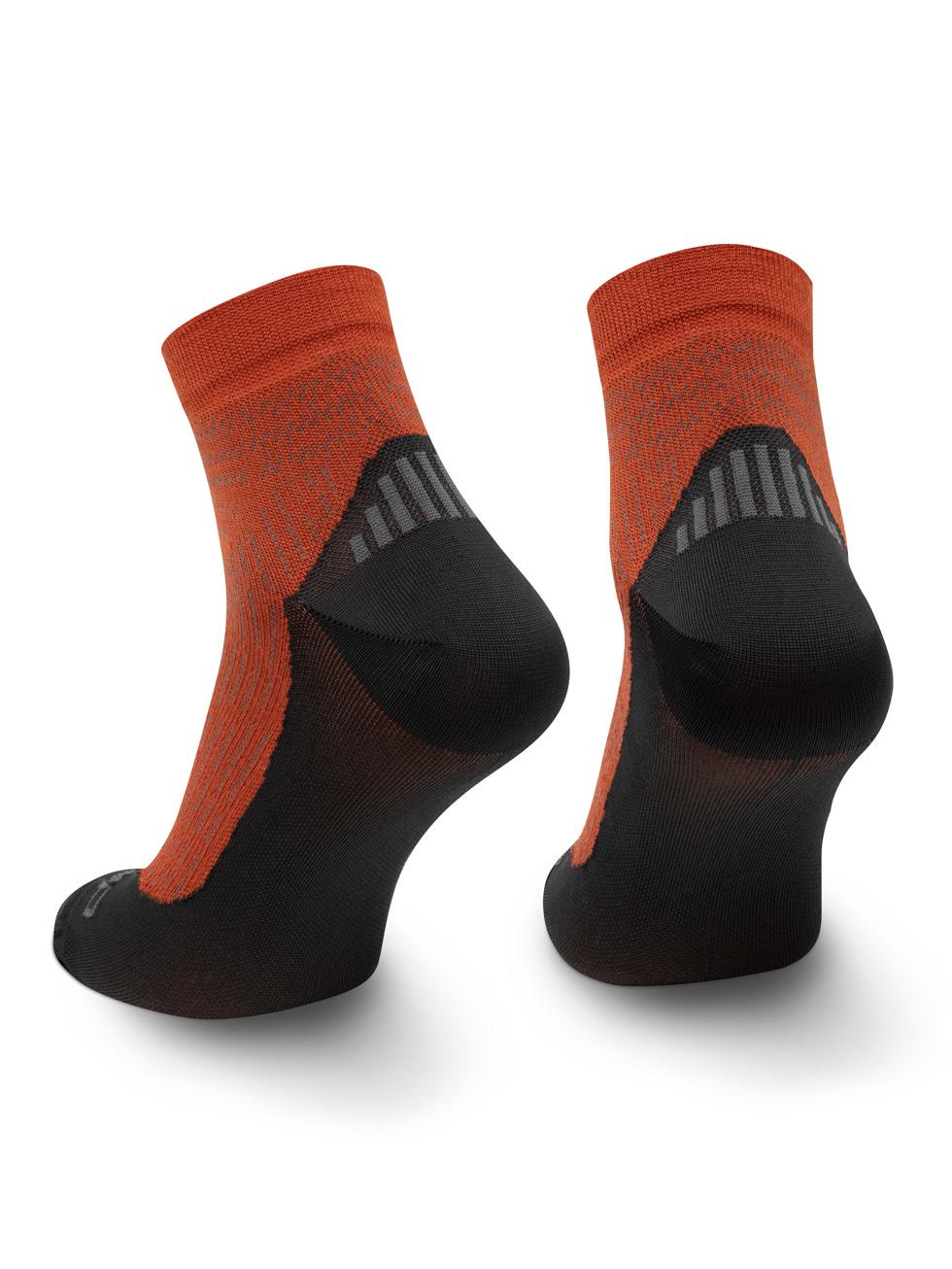 Spaio SPAIO CALZINI DA TREKKING CONFIDENCE BLACK/ ORANGE Spedizione Gratuita